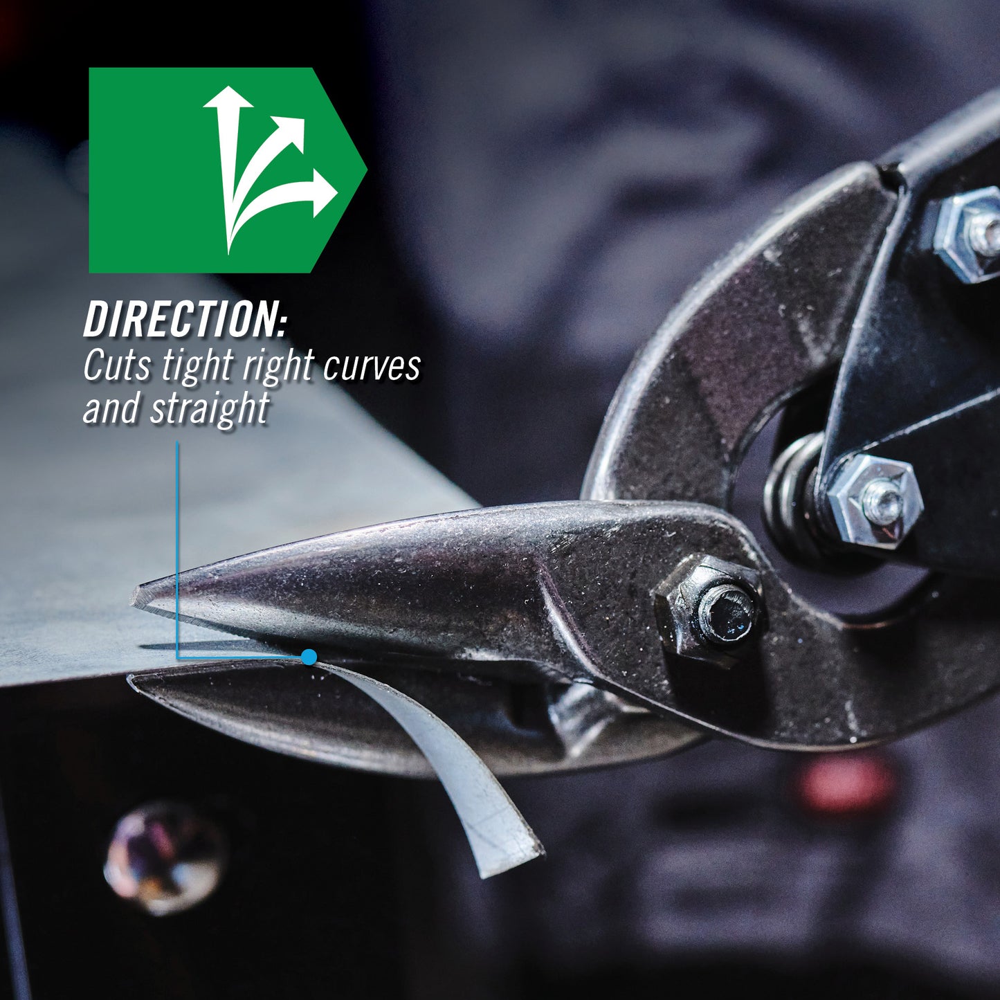 10-inch Offset Right Aviation Snip (610FR)