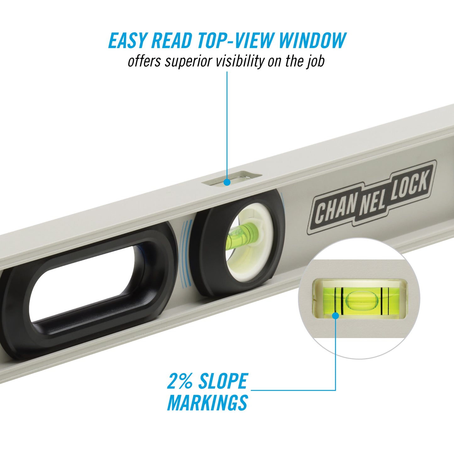 48-inch Professional-Grade Aluminum I-Beam Level (5100-0048)