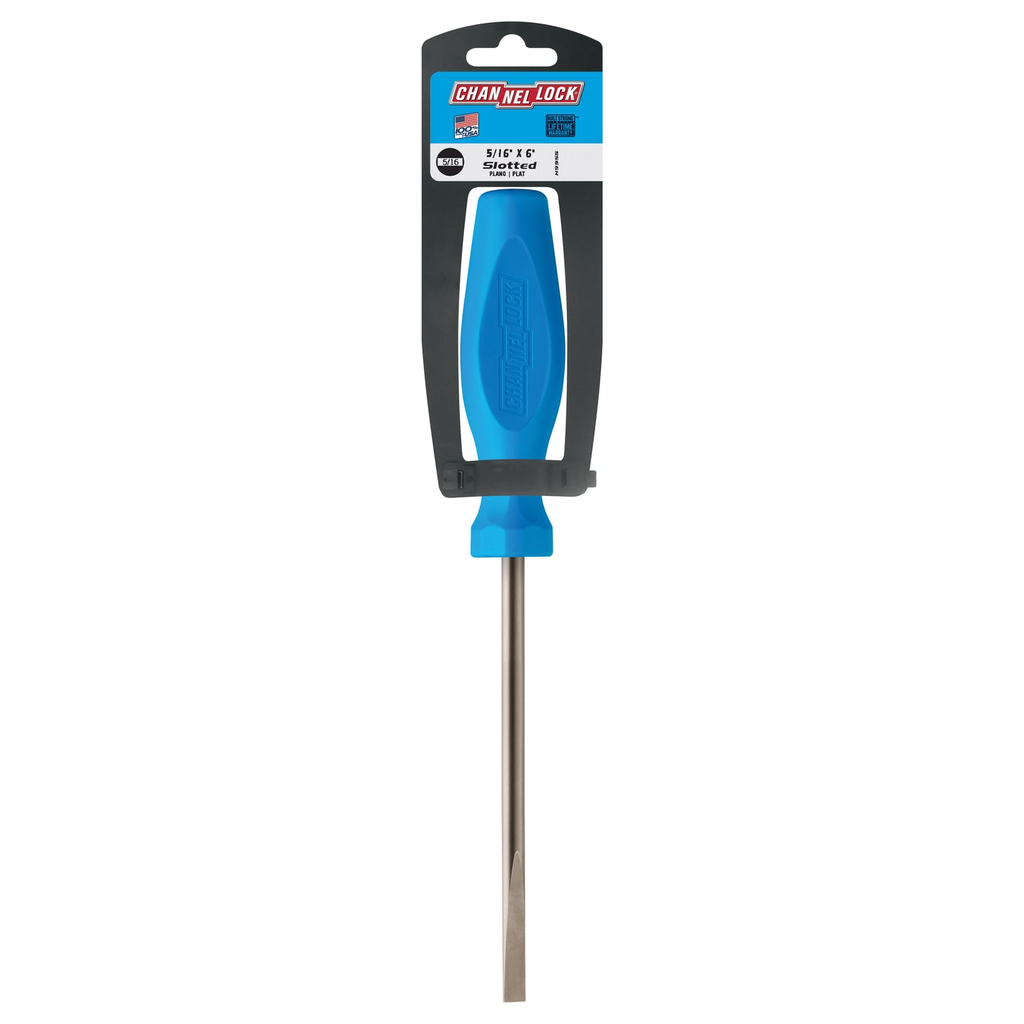 Slotted 5/16 x 6-inch Professional Screwdriver (S566H)