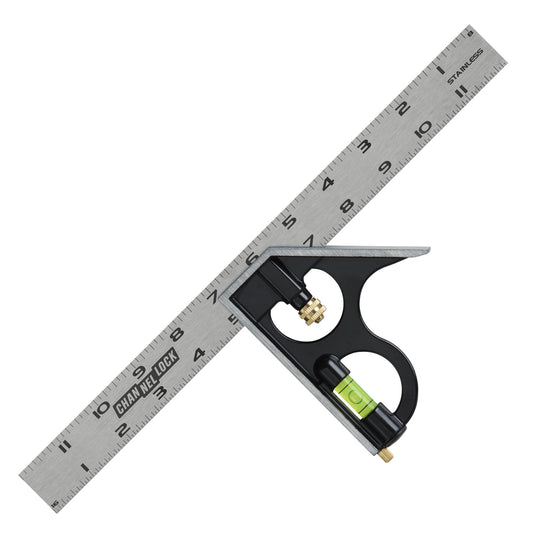 12-inch High-Visibility Stainless Steel Combination Square (8100-012CS)