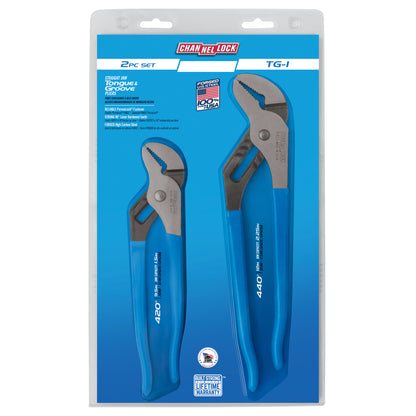 2pc Tongue & Groove Pliers Set (TG-1)