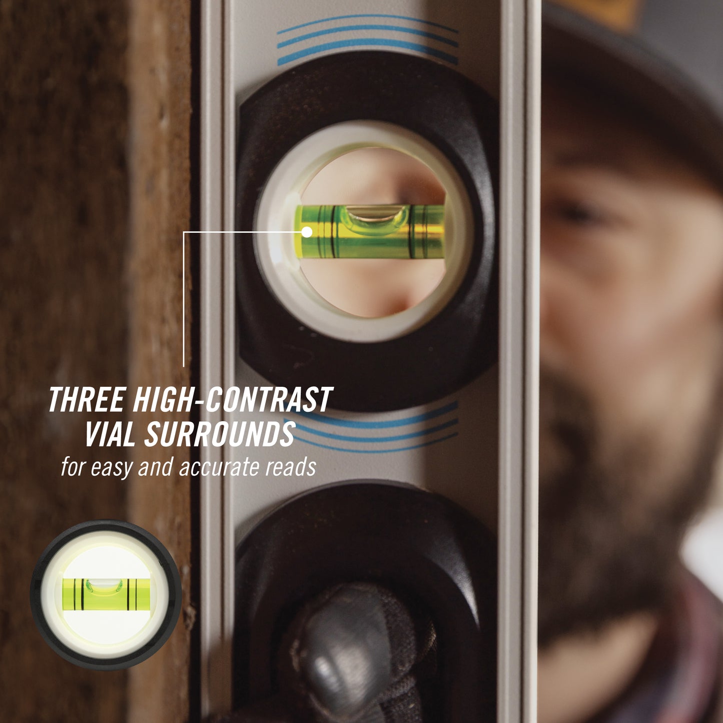 48-inch Professional-Grade Aluminum I-Beam Level (5100-0048)