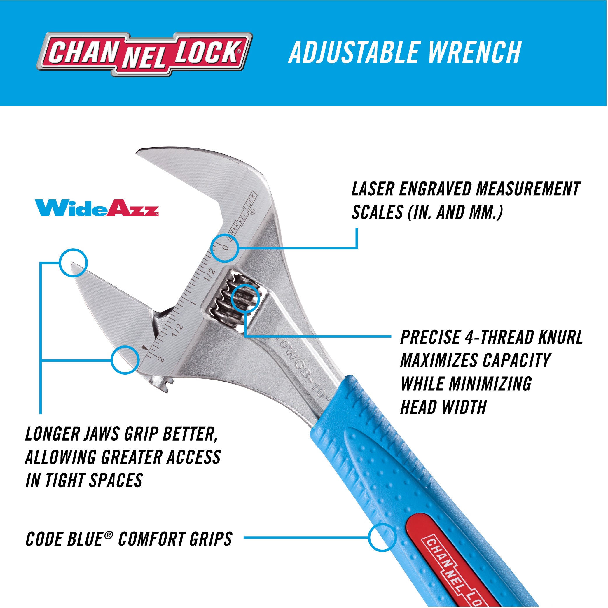 Adjustable Wrench Set (WS-2WCB) | Shop CHANNELLOCK®