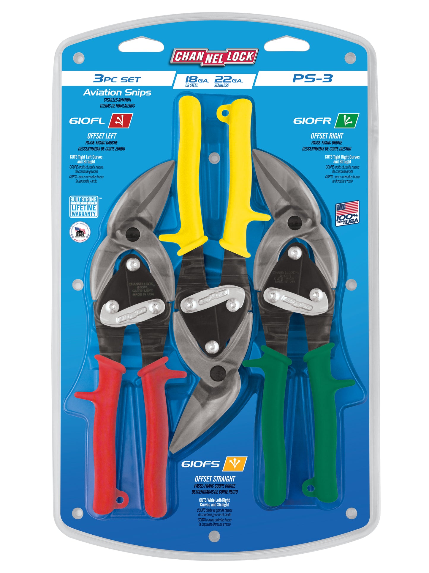 3pc Aviation Snip Set (PS-3)
