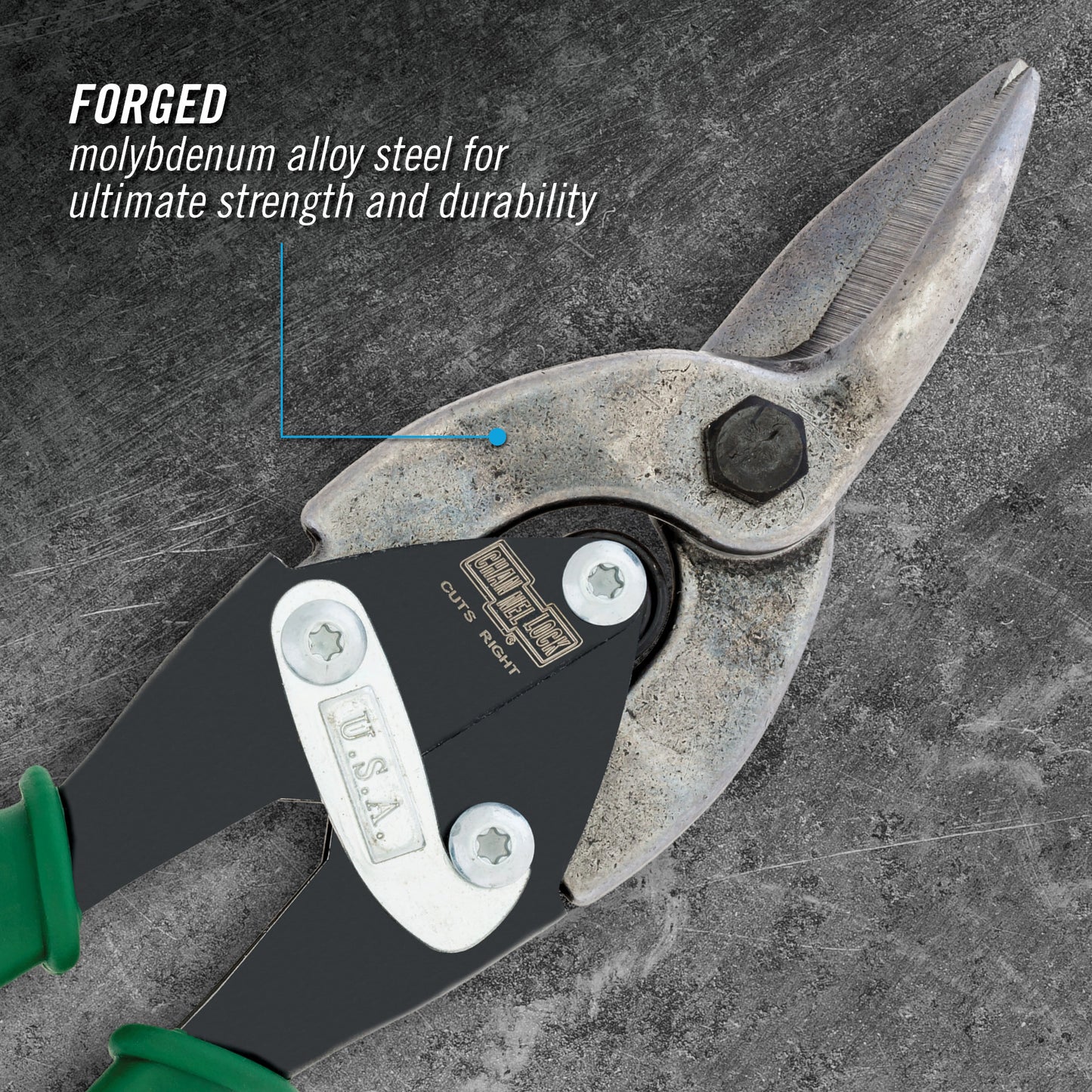 10-inch Right Aviation Snip (610AR)