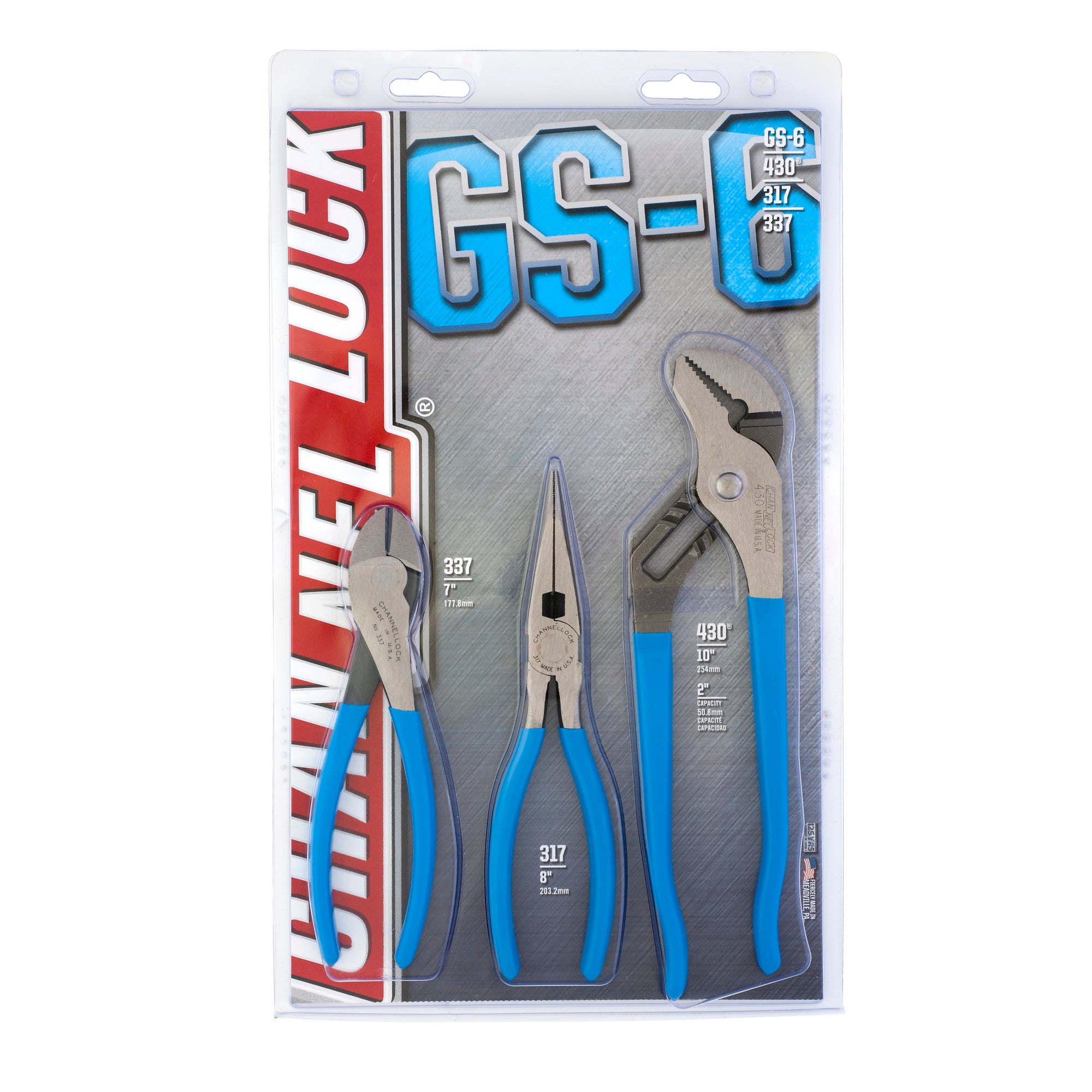 Channellock Tongue & Groove Pliers Gift Set (GLS-1) – Includes GL10 & GL12 Models