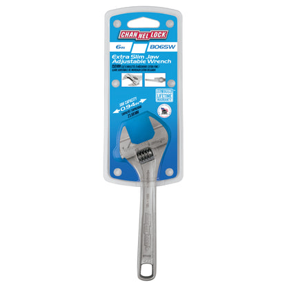 6-inch Precision Adjustable Wrench with Extra Slim Jaw  (806SW)