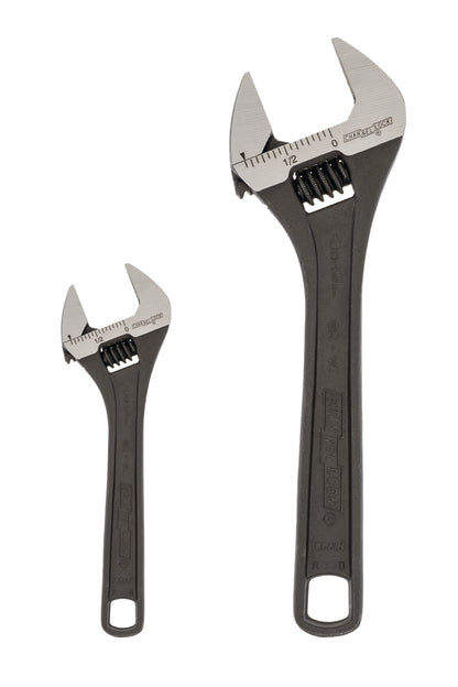 2-Piece Black Adj Wrench Set: 806NW and 810NW (WS-2N)
