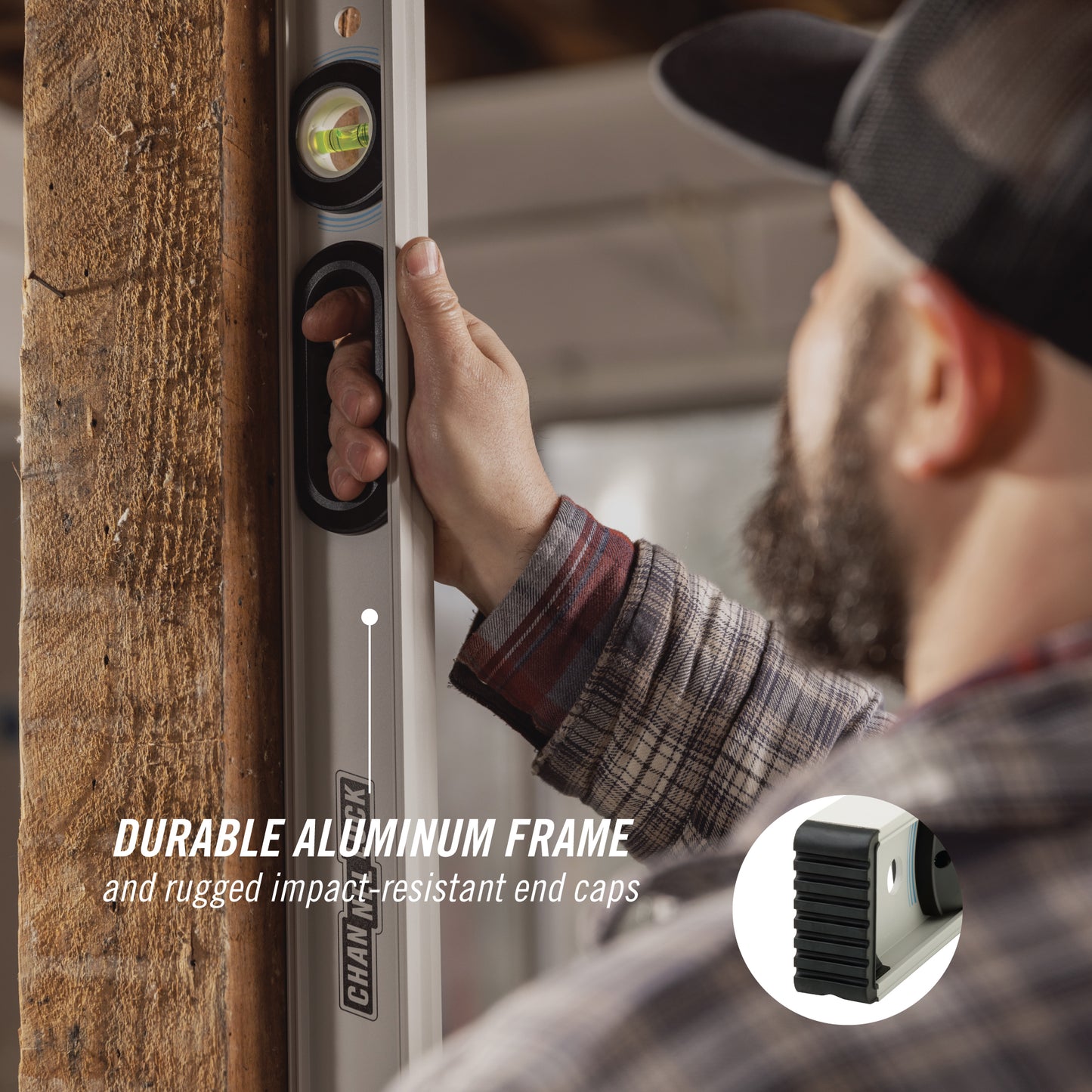 48-inch Professional-Grade Aluminum I-Beam Level (5100-0048)