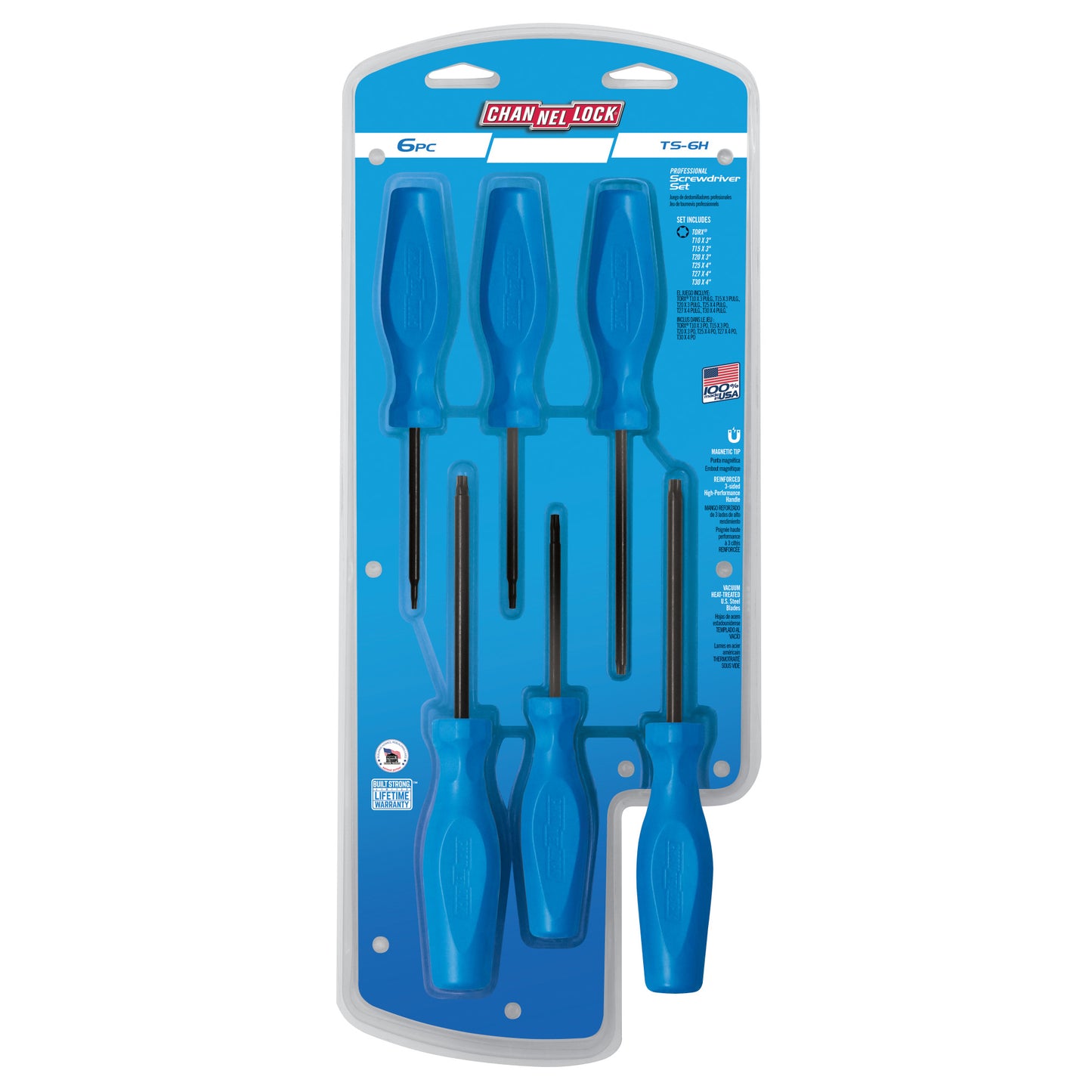 6pc Standard TORX Screwdriver Set (TS-6H)