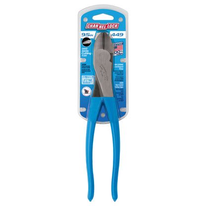 9.5-inch High Leverage Curved Diagonal Cutting Pliers (449)