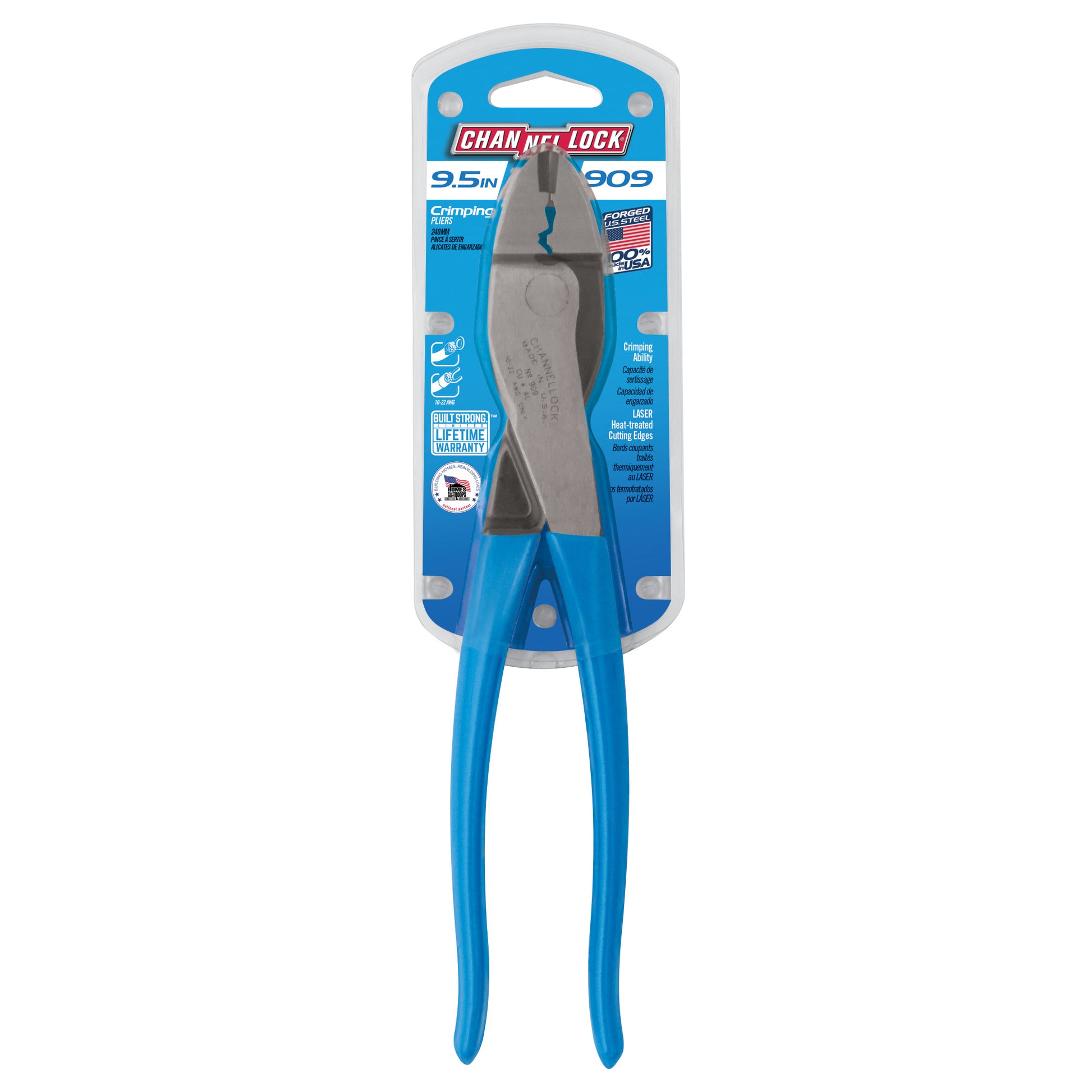 5'' Blue Handle Crimping Pliers-0552-29