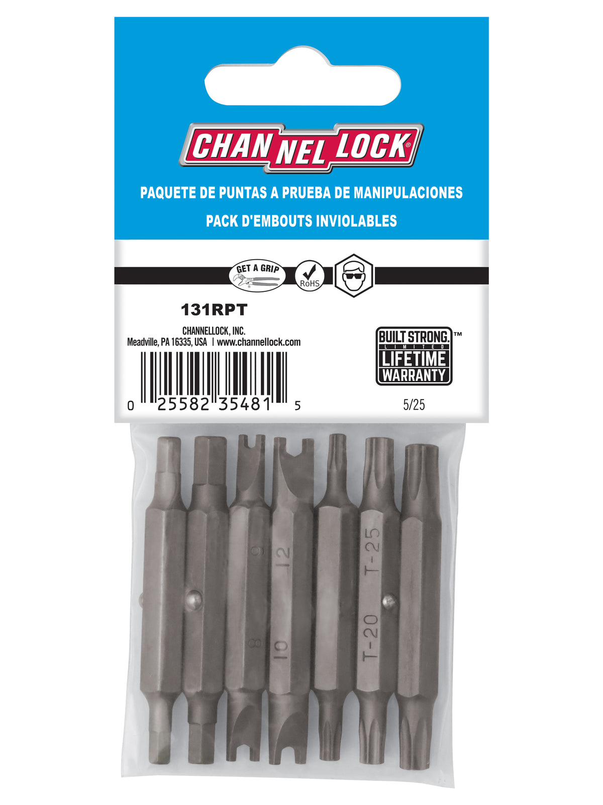 13 IN 1 Replacement Bits - Tamperproof (131RPT)