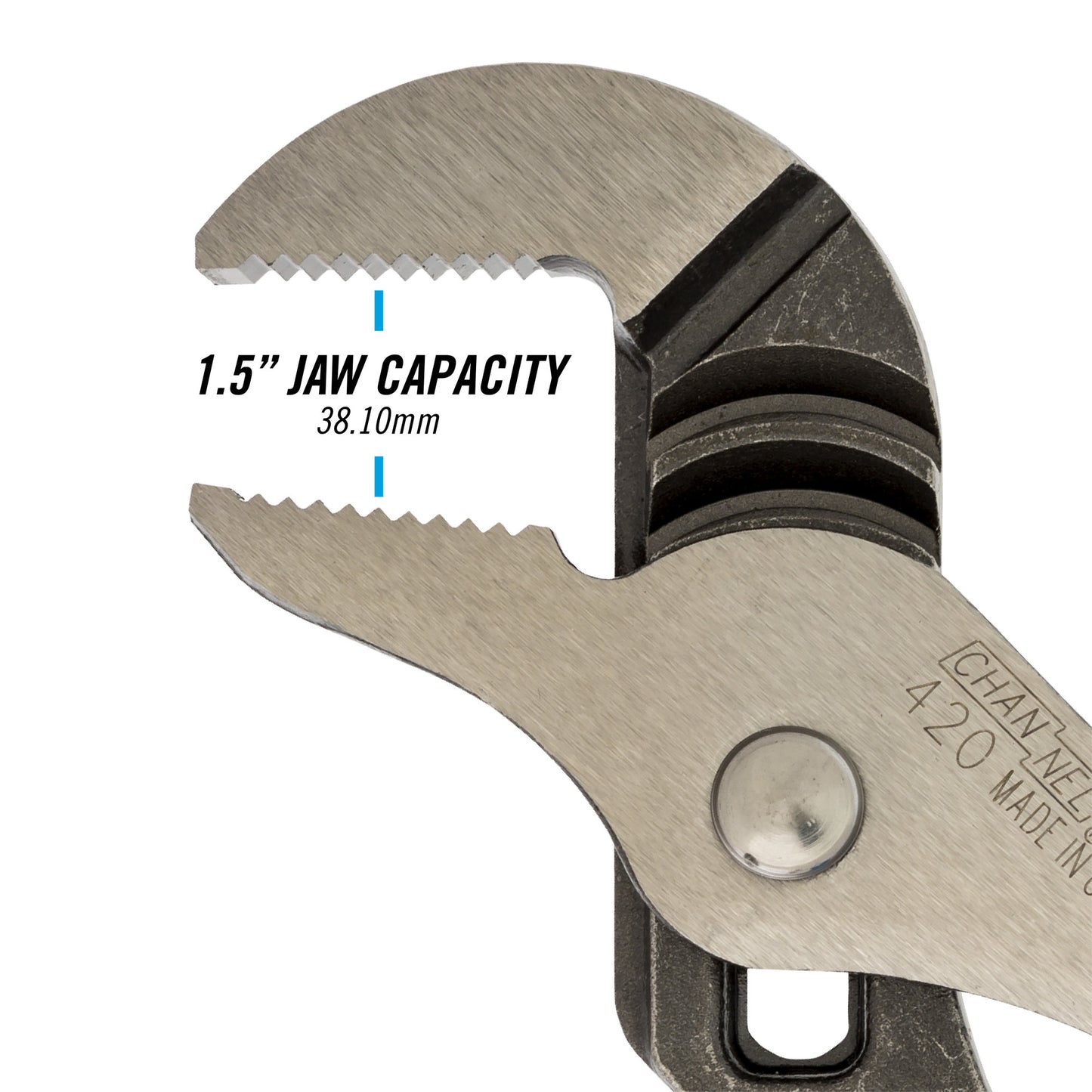 9.5-inch Straight Jaw Tongue & Groove Pliers (420)